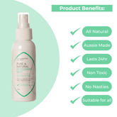 Fragrance Free Crystal Deodorant Mist 100ml Product Benefits